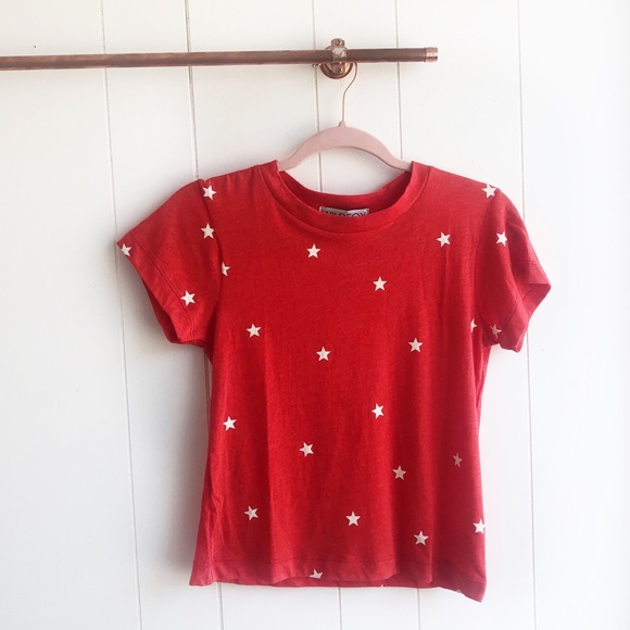 Wildfox Tops - NWT Wildfox Red Star Crop Top 4th of July